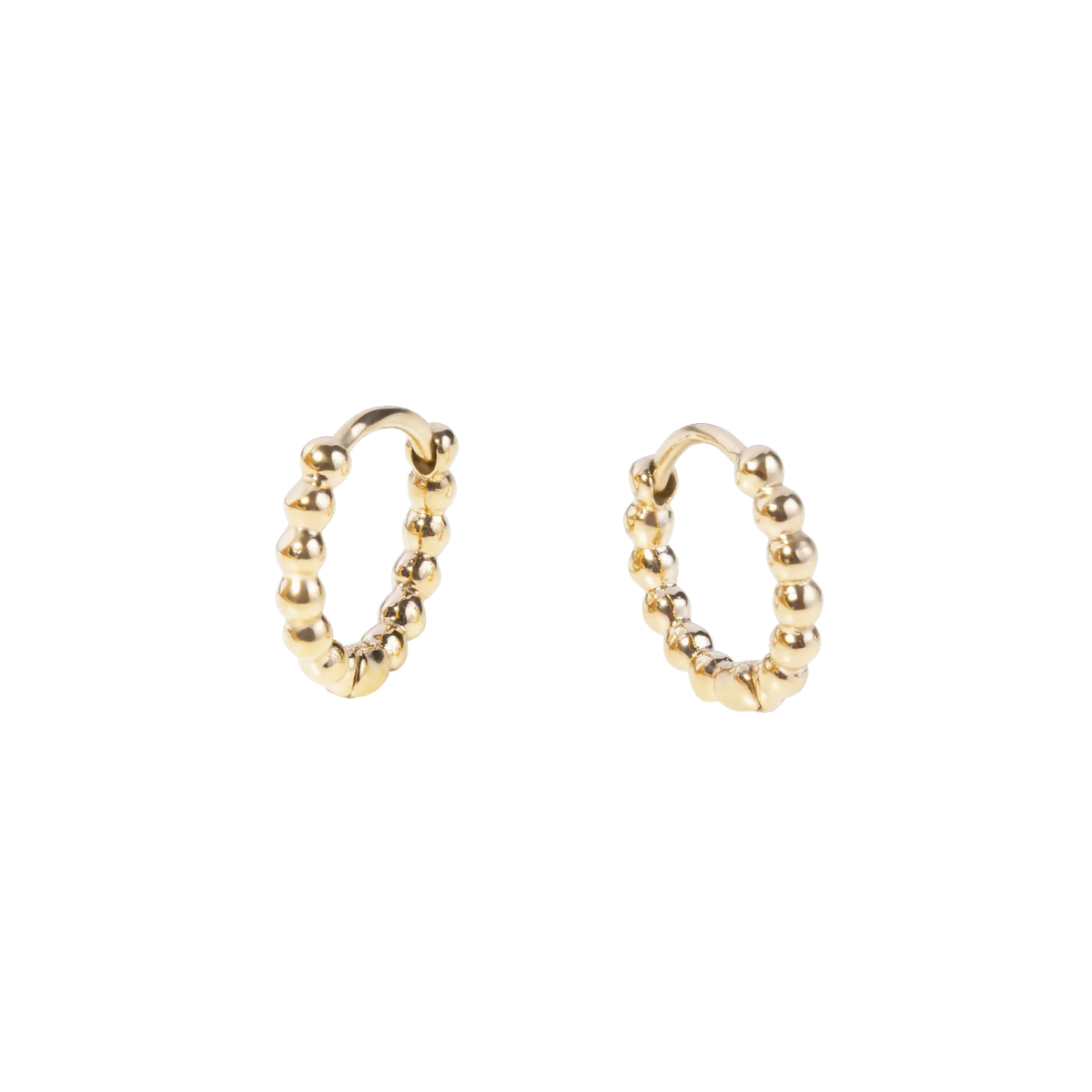 Beads Huggie Earrings
