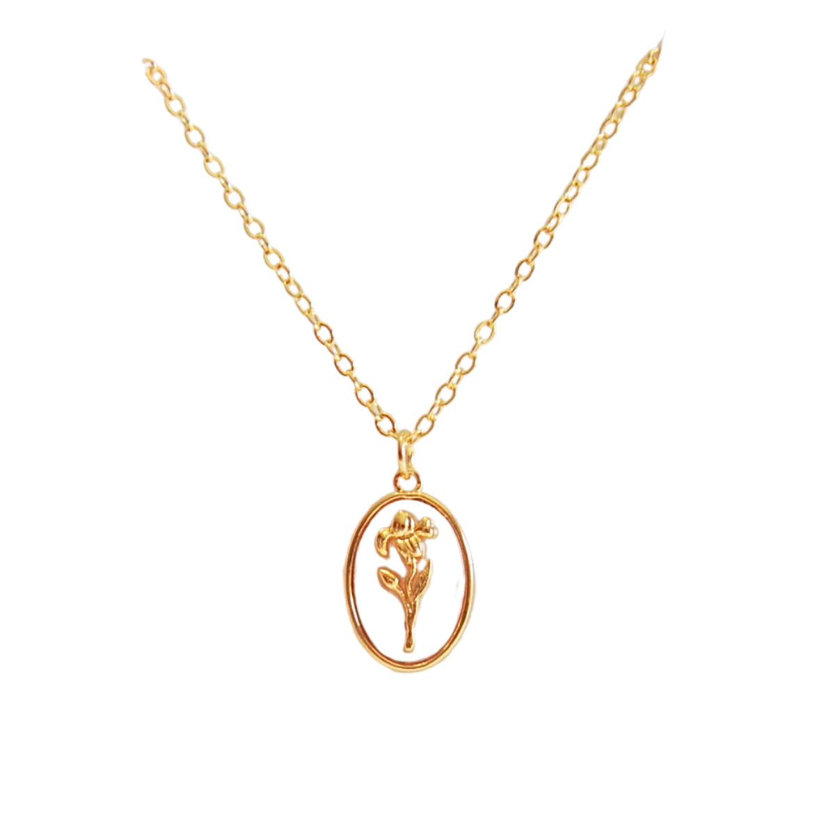 Birth Flower Necklace