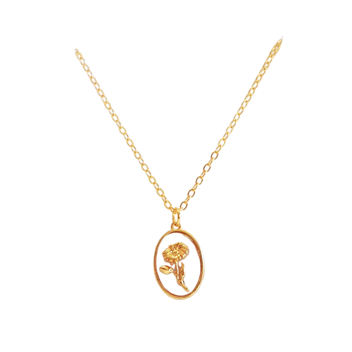 Birth Flower Necklace