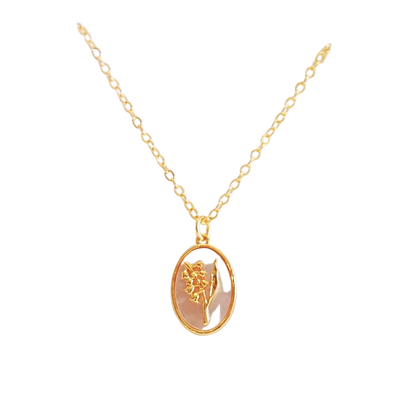 Birth Flower Necklace