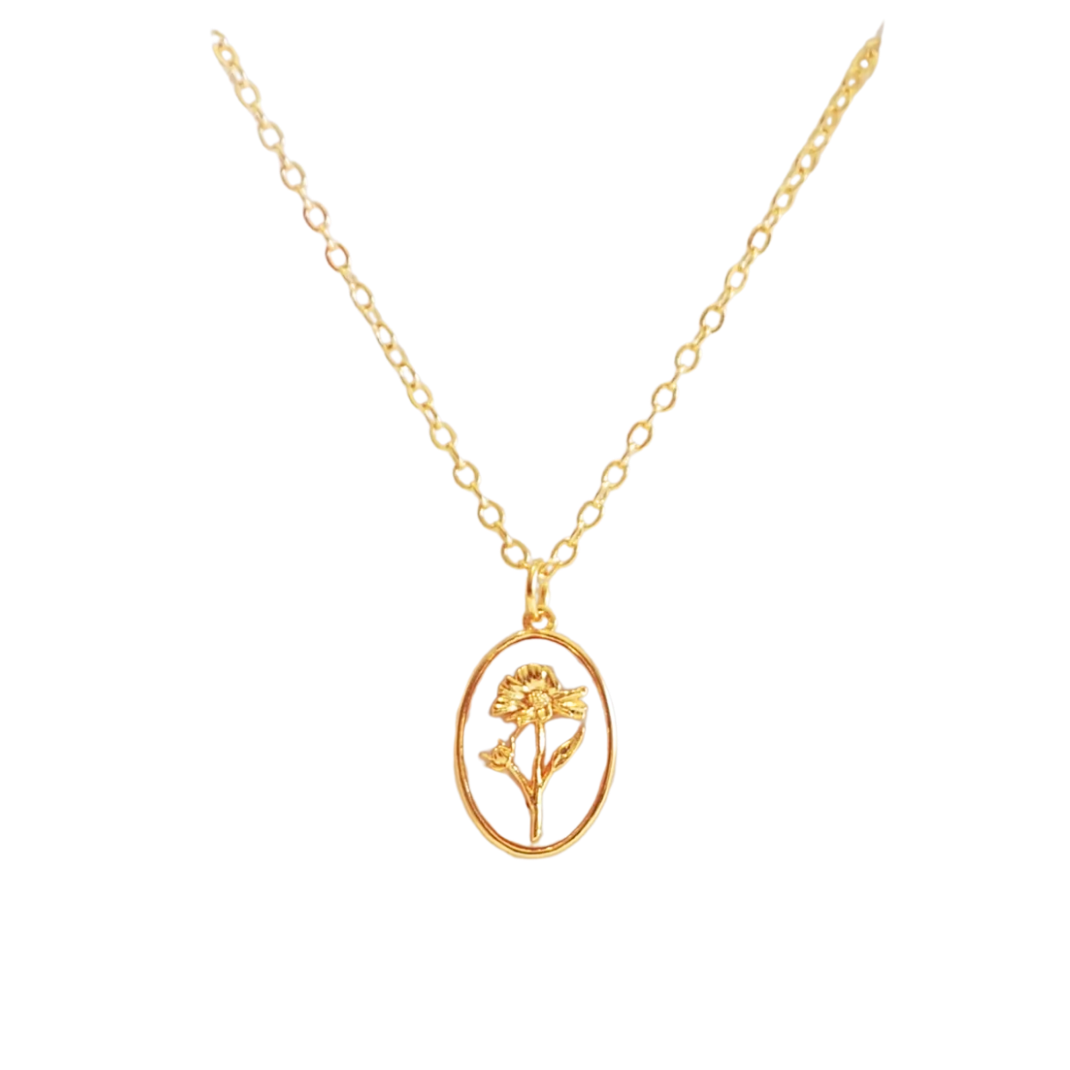 Birth Flower Necklace