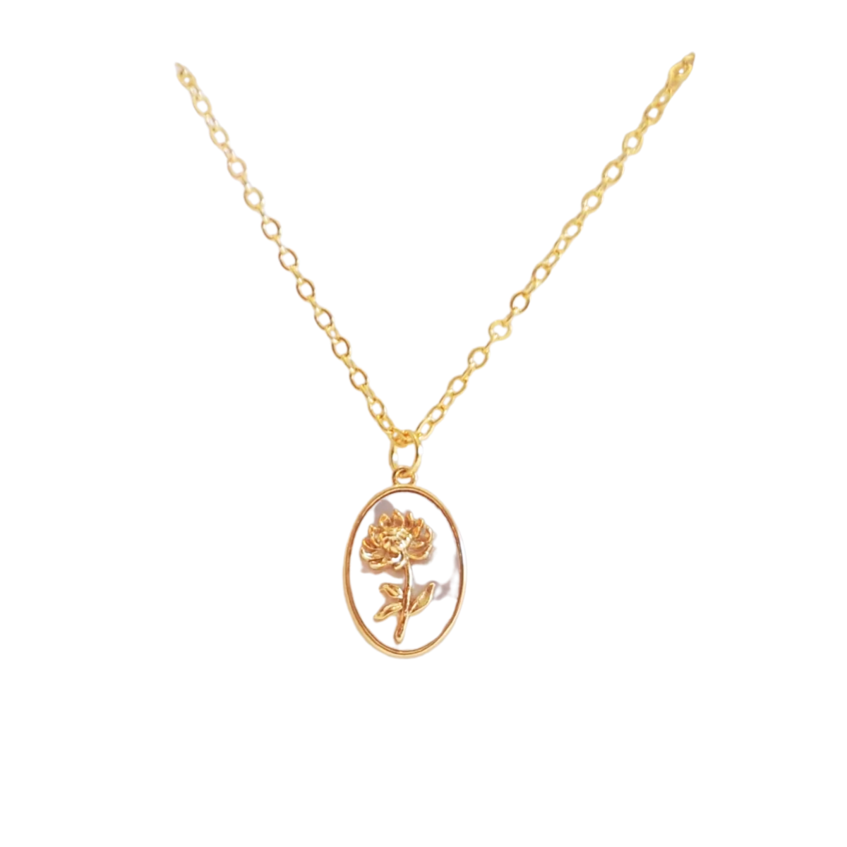Birth Flower Necklace