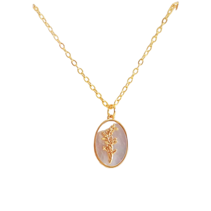 Birth Flower Necklace