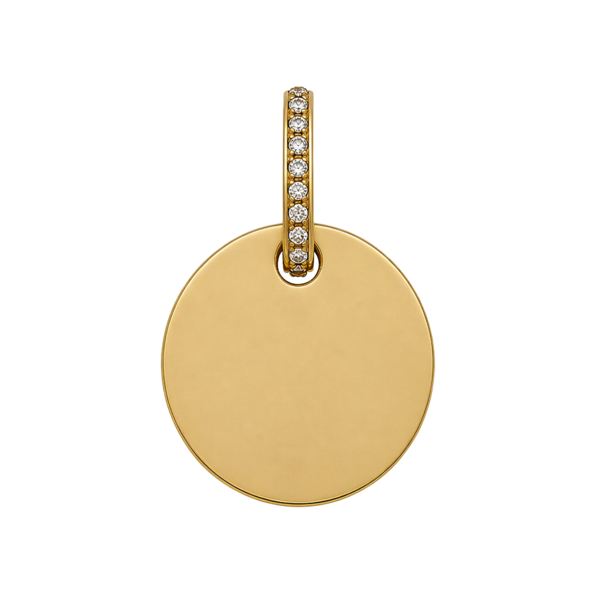 Engravable Circle Necklace