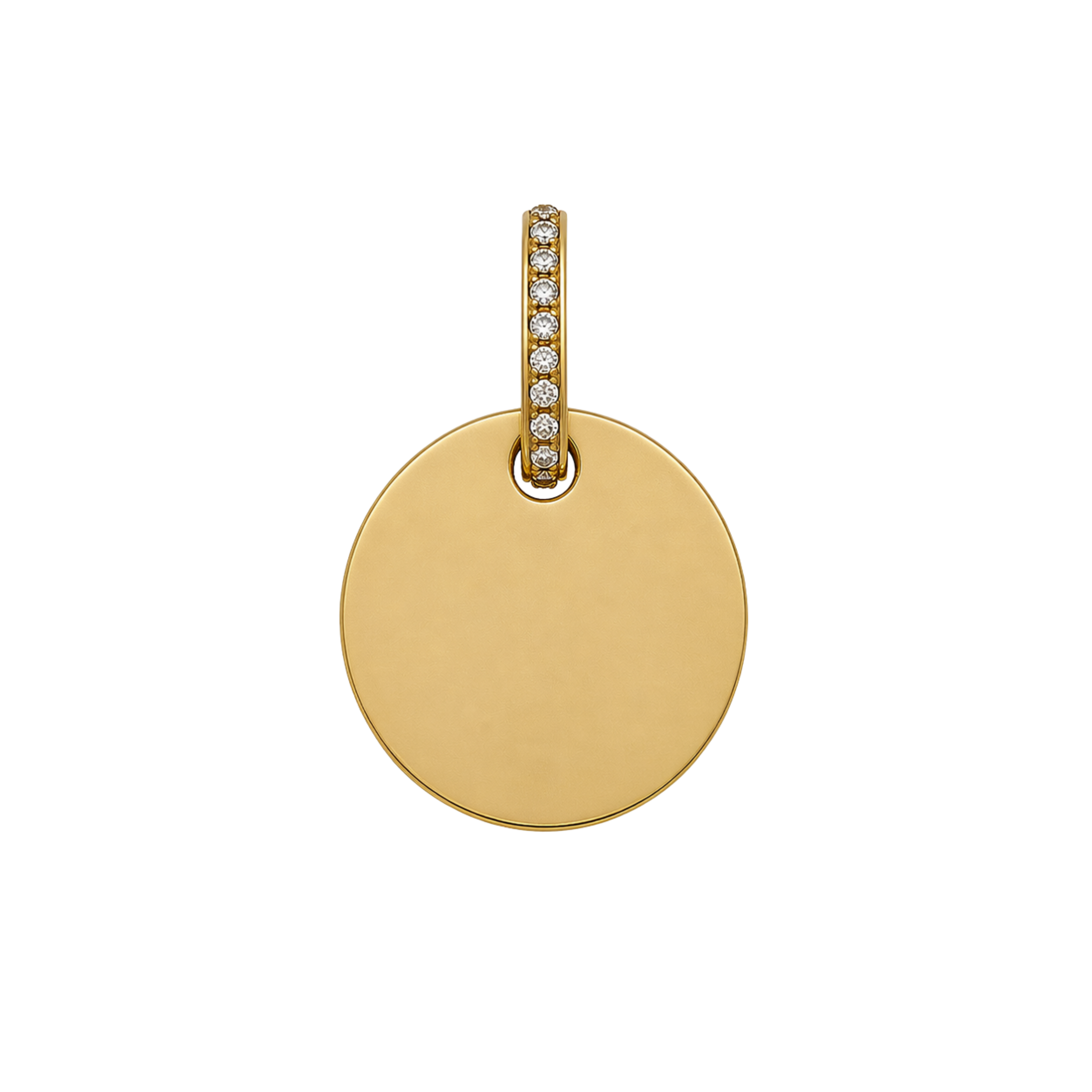 Engravable Circle Necklace