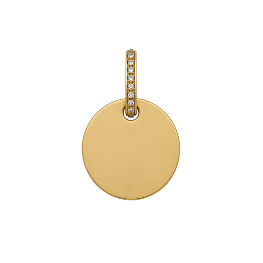 Engravable Circle Necklace
