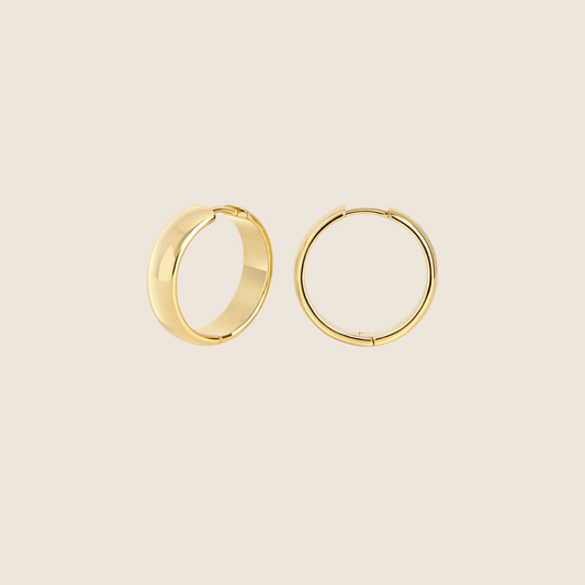 Large Bali Hoop Earrings