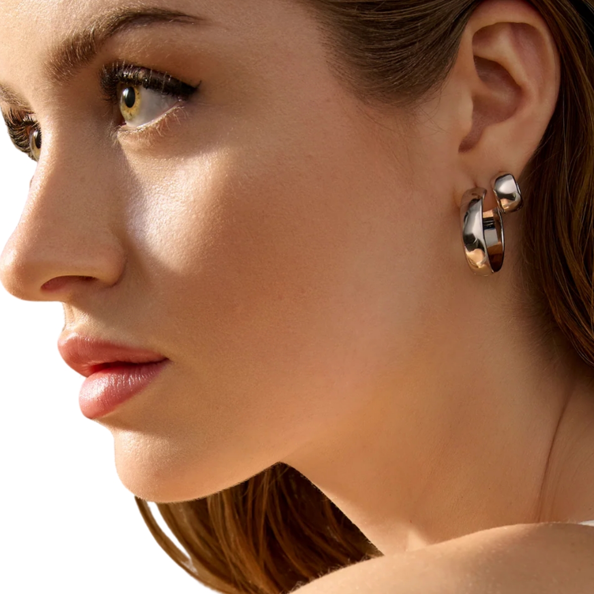 Large Bali Hoop Earrings