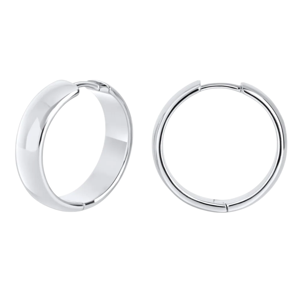 Large Bali Hoop Earrings