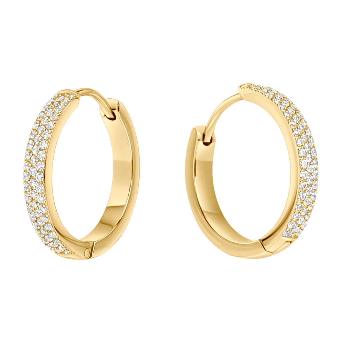 Vesta Huggie Hoop Earrings