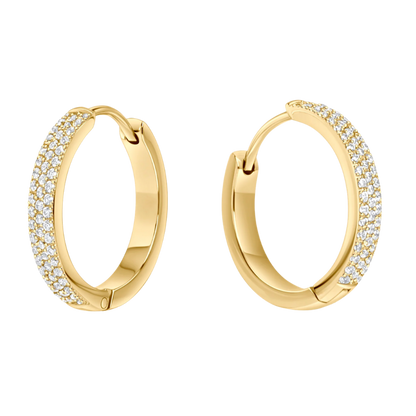 Vesta Huggie Hoop Earrings