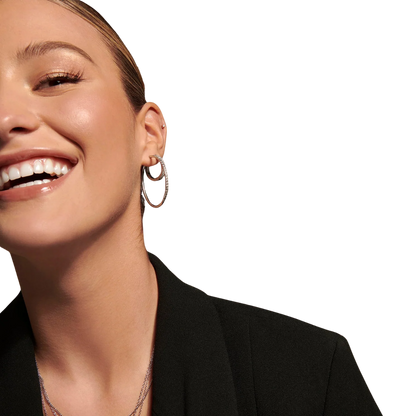 Vesta Huggie Hoop Earrings