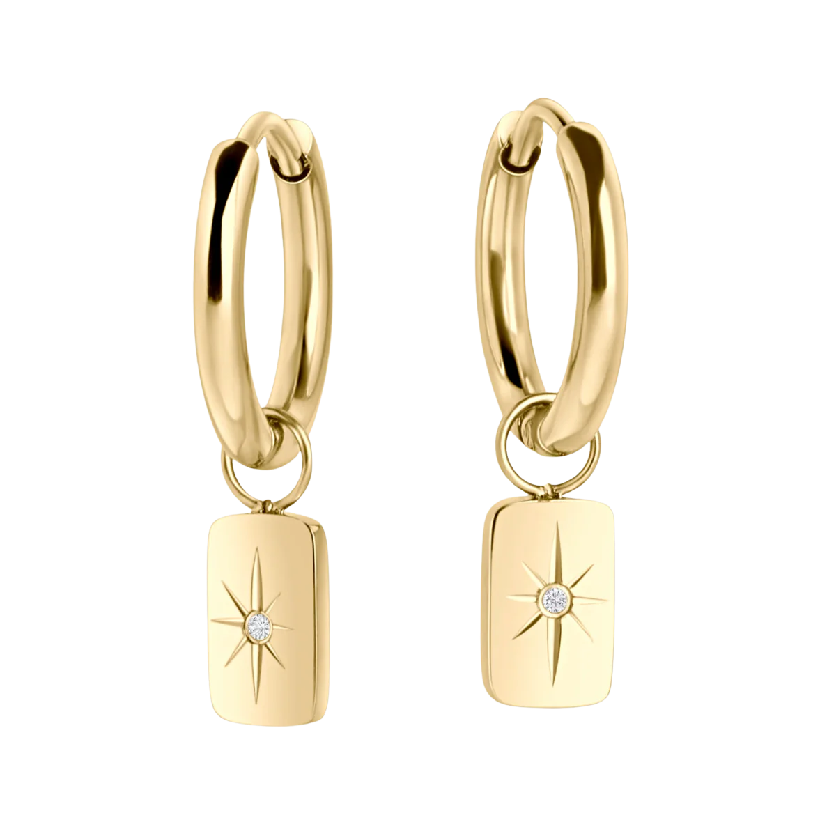 Polaris Huggie Earrings