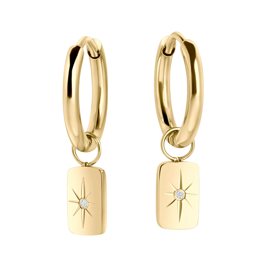 Polaris Huggie Earrings