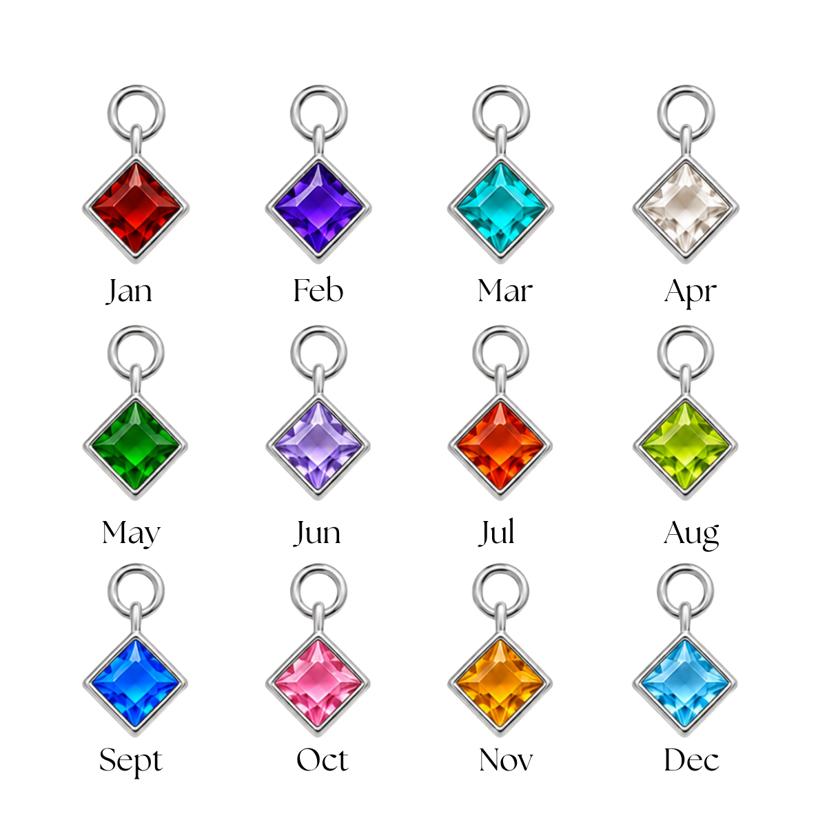 Birthstone Necklace (Diamond)