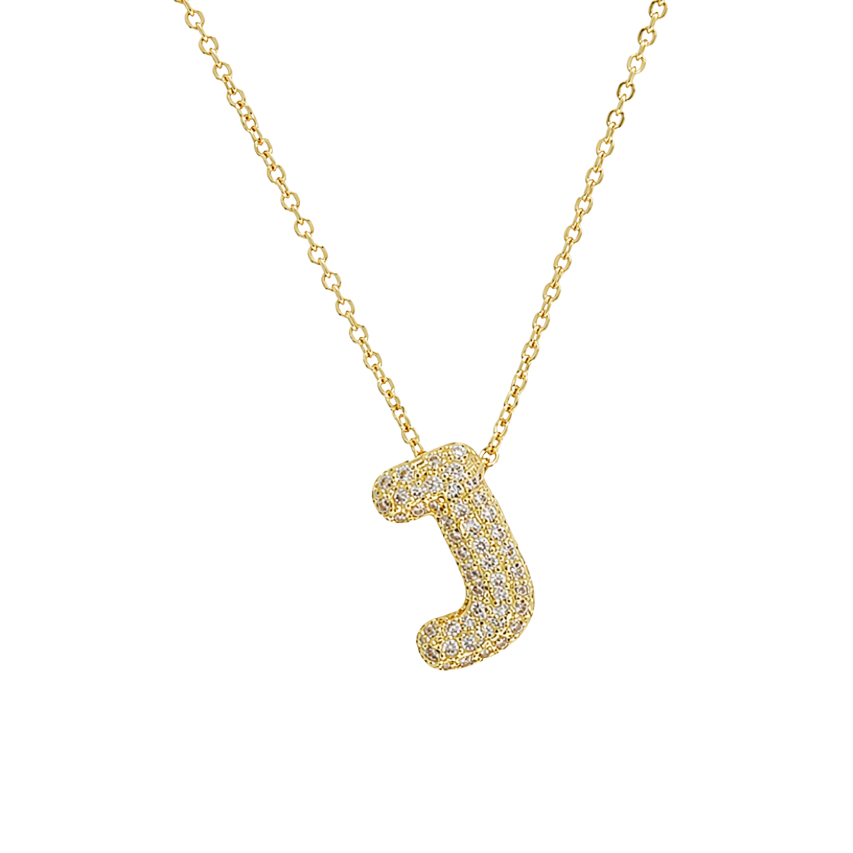 Bubble Letter Necklace