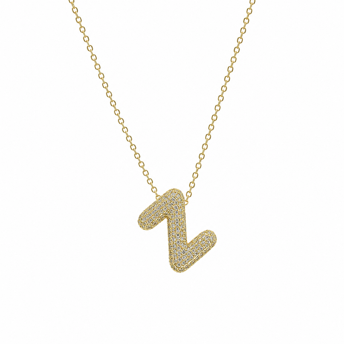 Bubble Letter Necklace