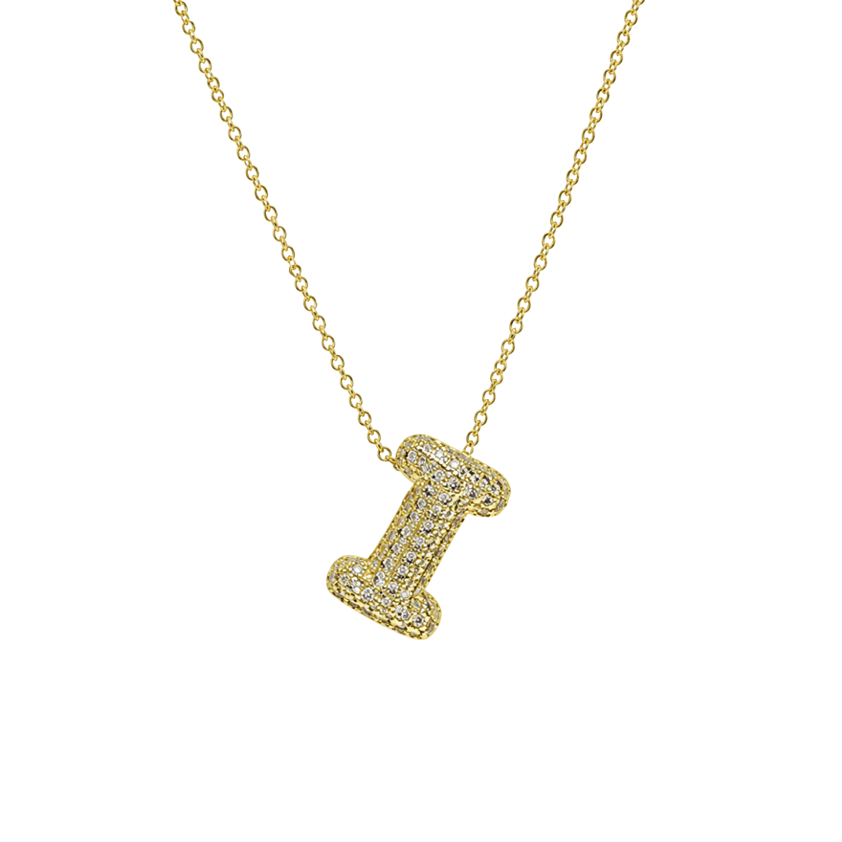 Bubble Letter Necklace