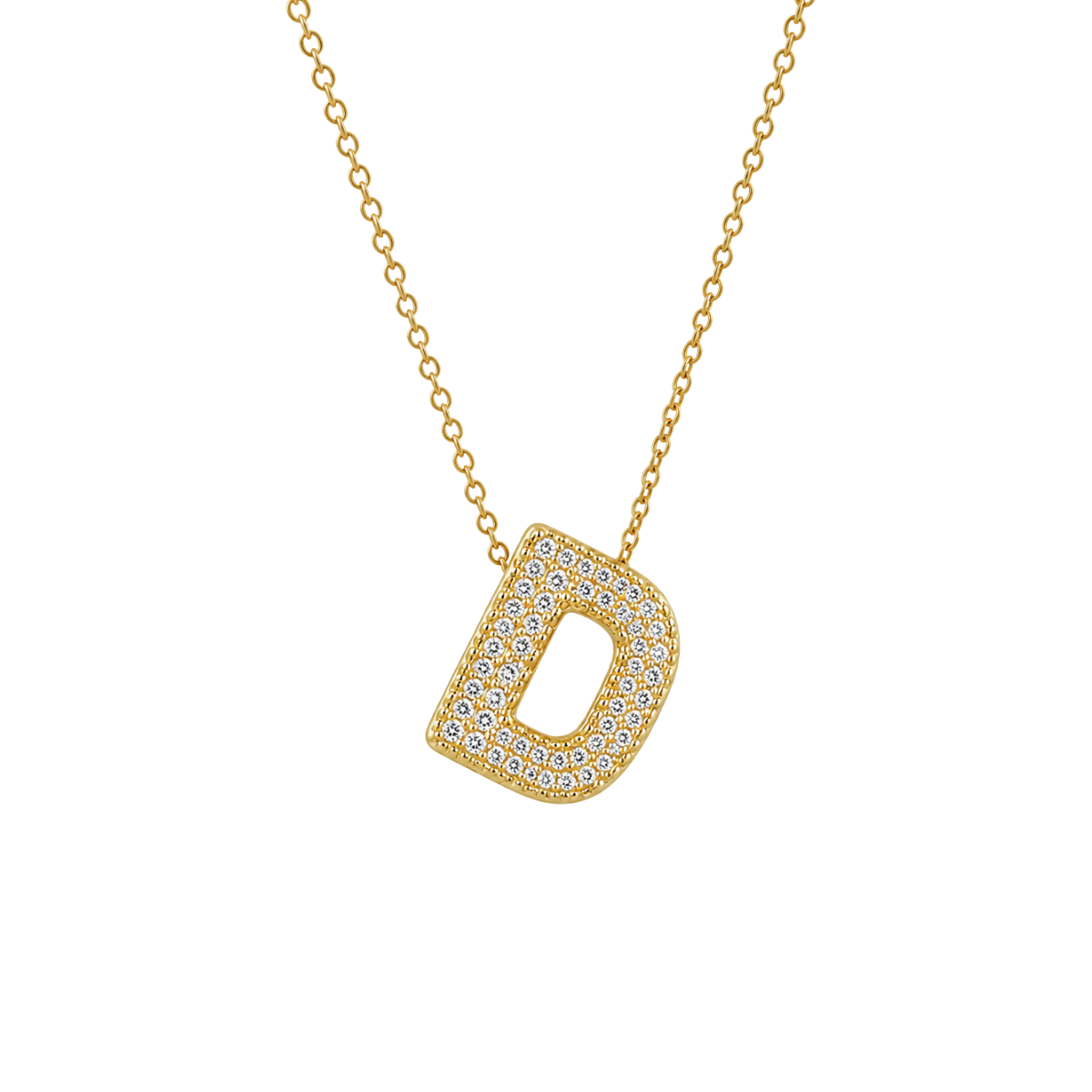 Bubble Letter Necklace