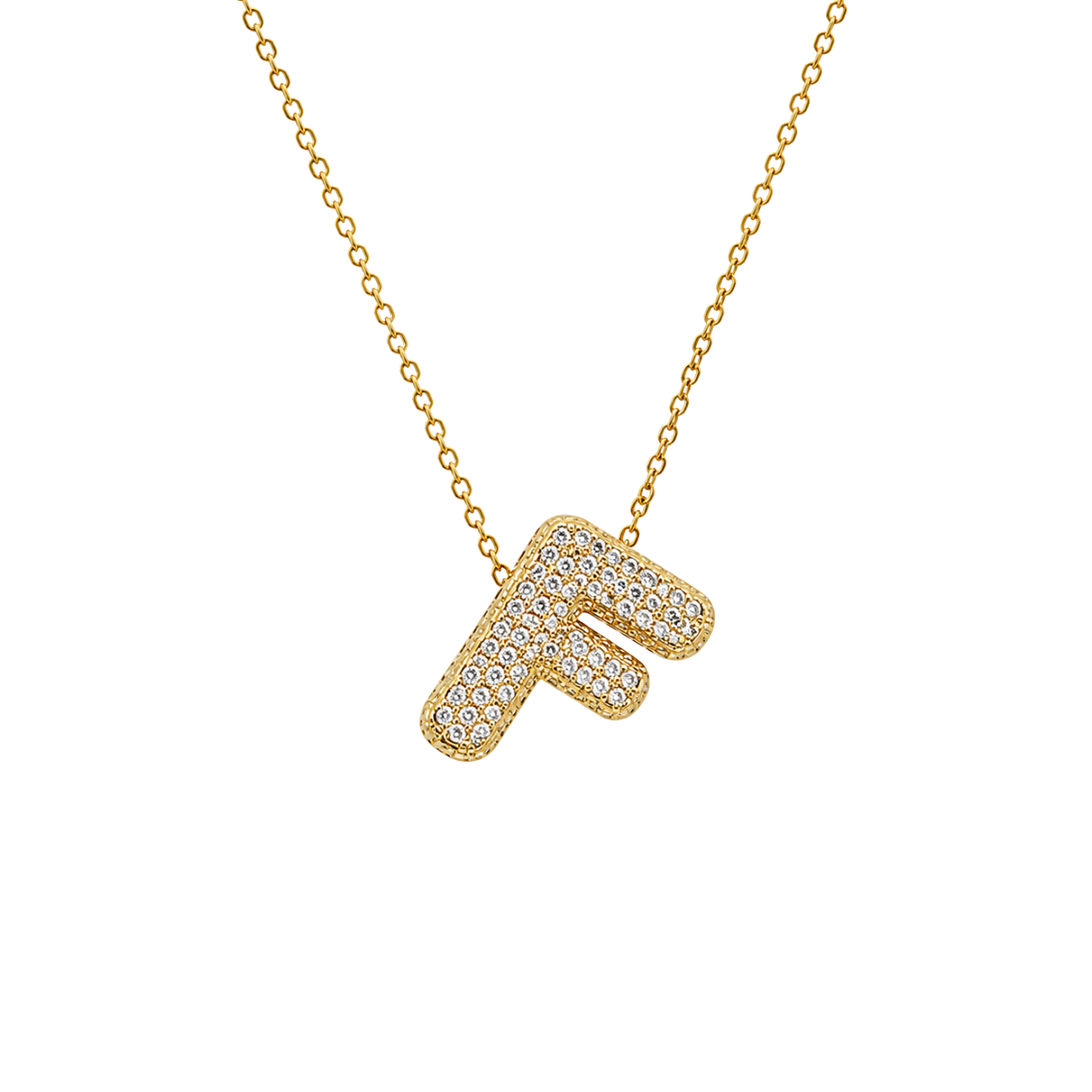 Bubble Letter Necklace