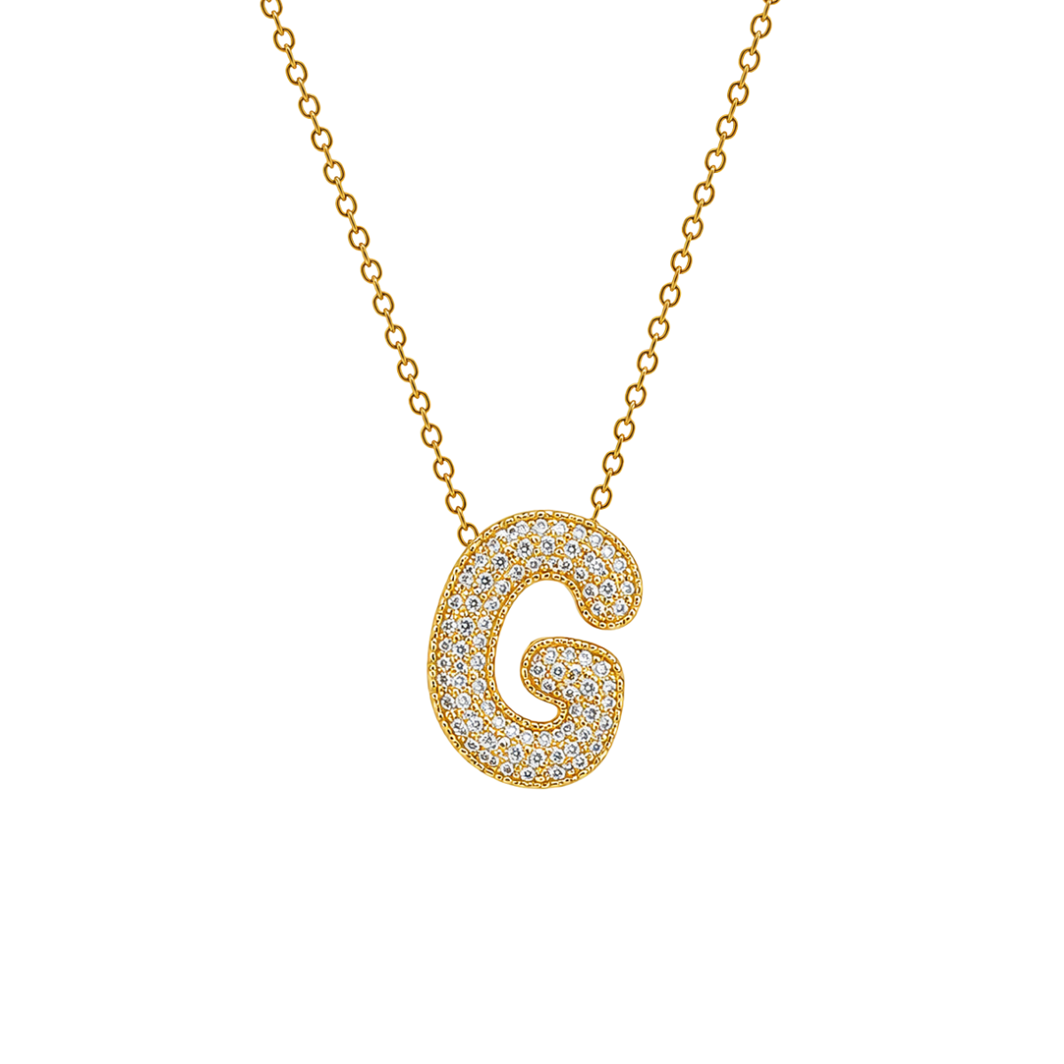 Bubble Letter Necklace