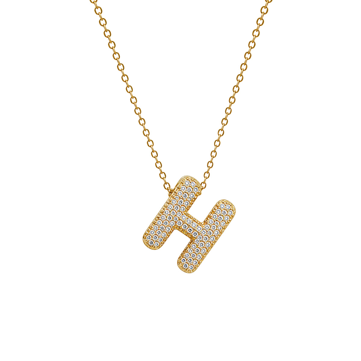 Bubble Letter Necklace