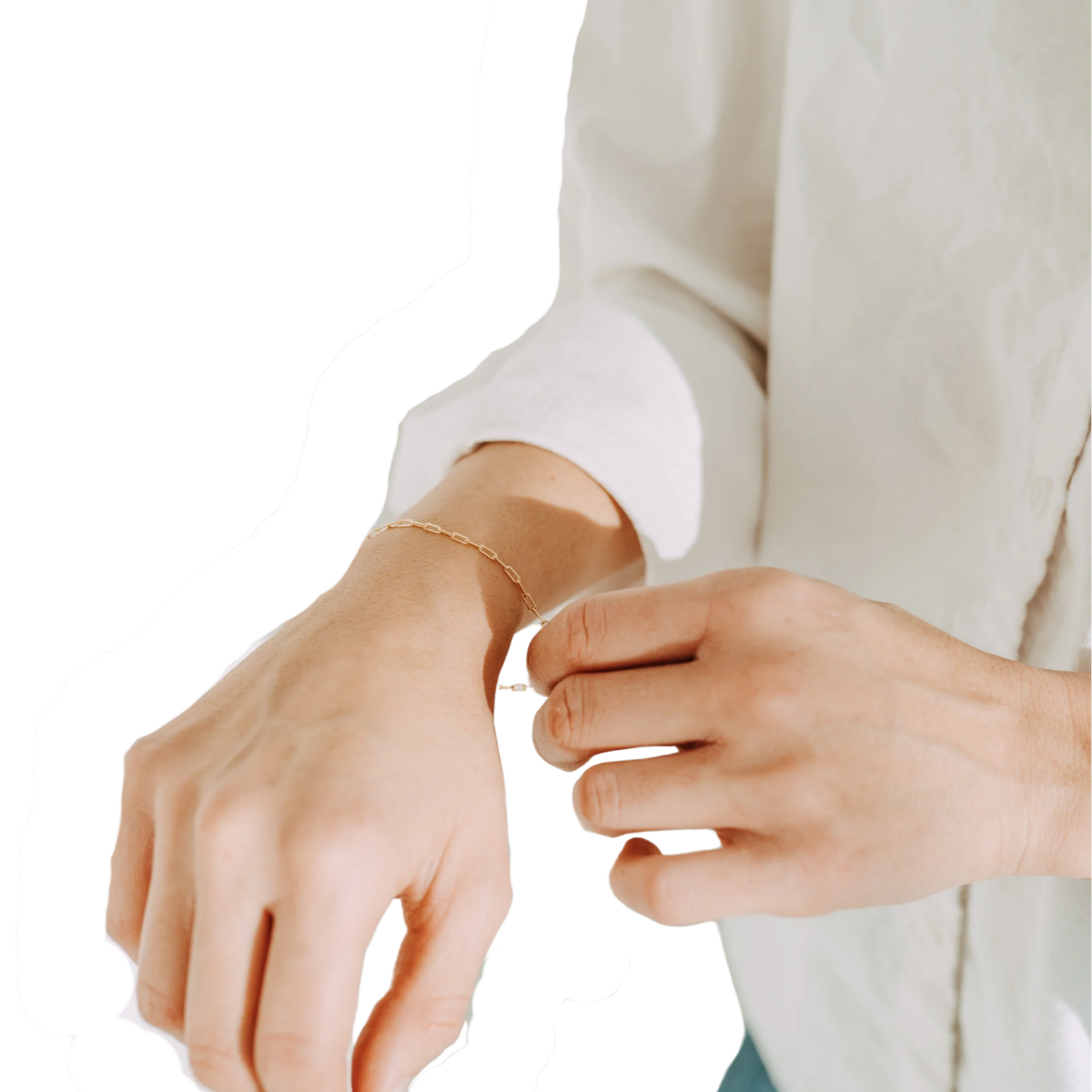 Petite Paperclip Bracelet