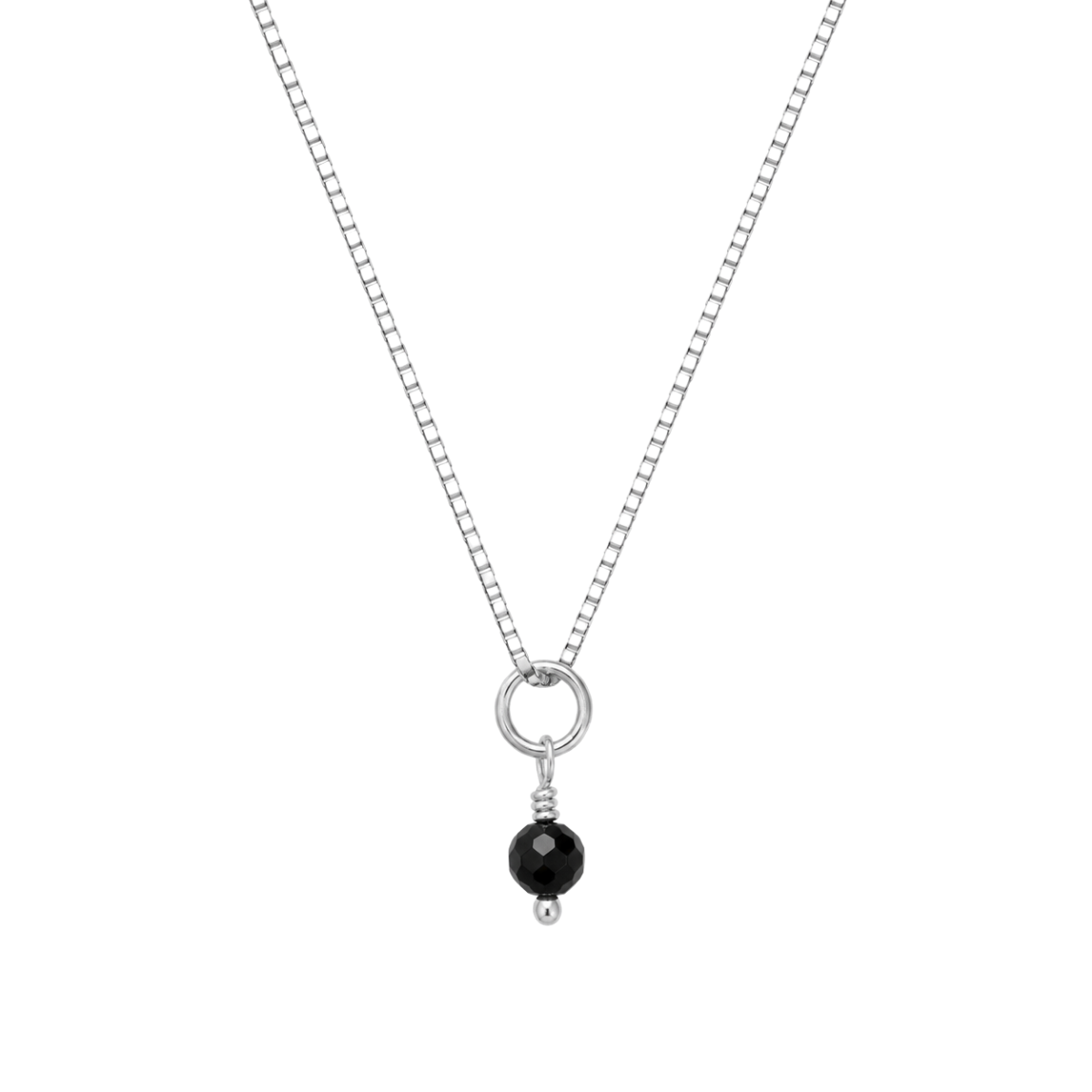 Black Gemstone Necklace