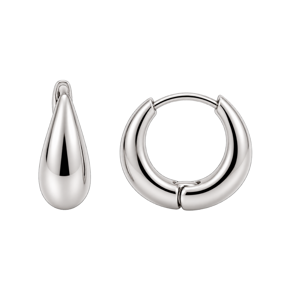 Bianca Drop Hoop Earrings