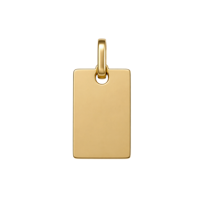 Engravable Rectangle Necklace