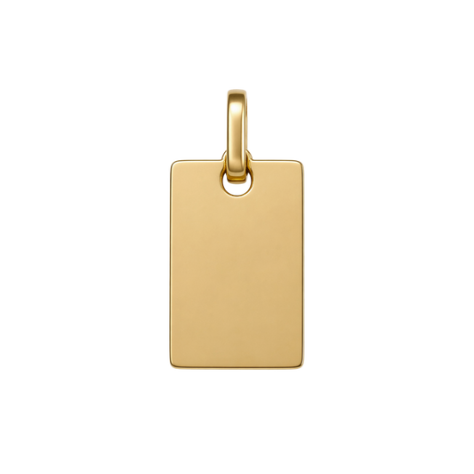 Engravable Rectangle Necklace