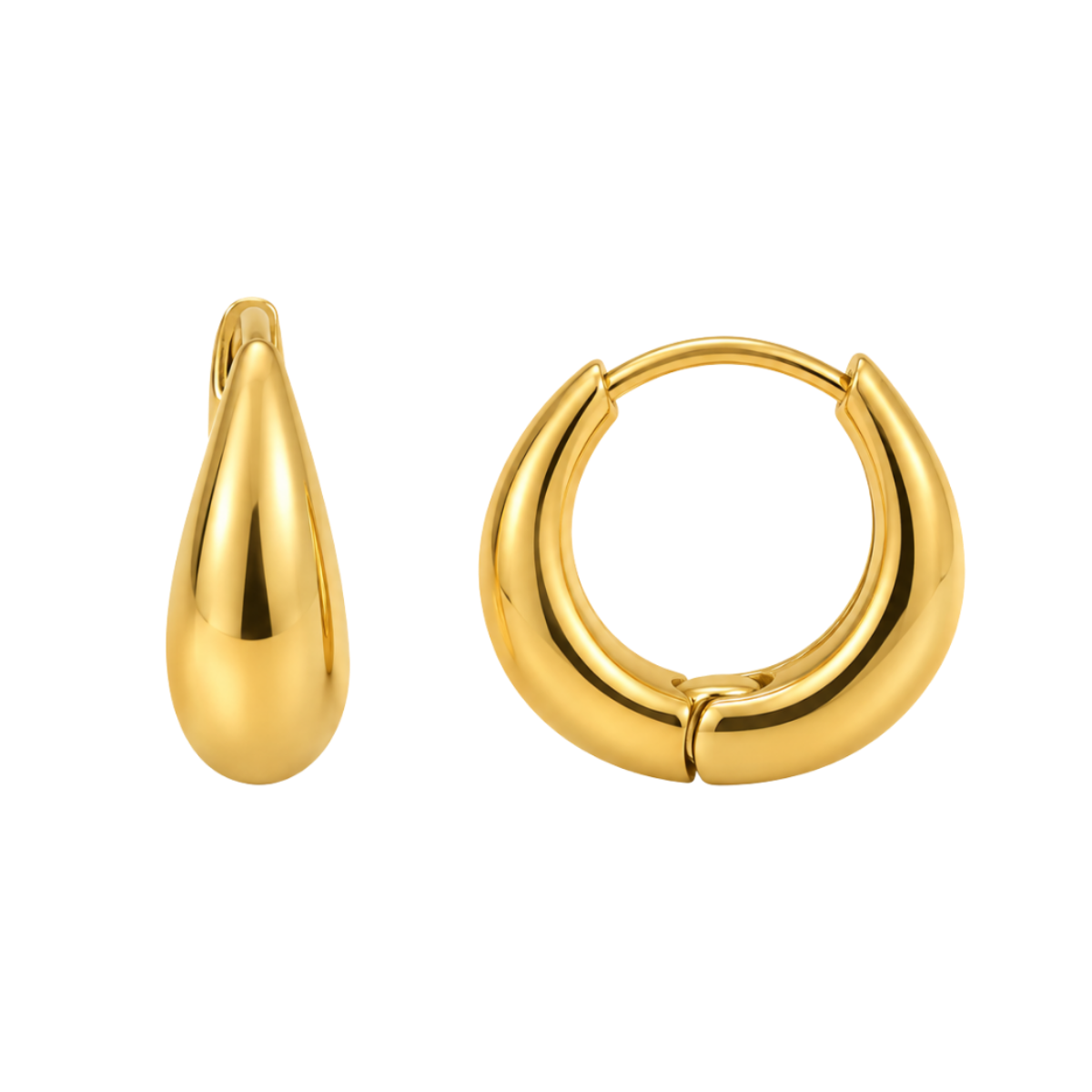 Bianca Drop Hoop Earrings