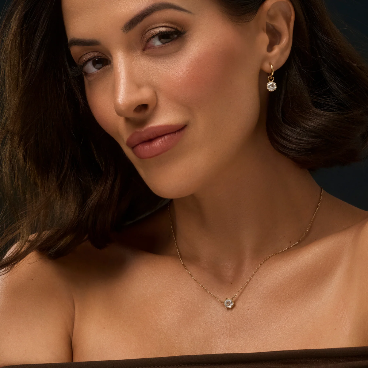 Octavia Huggie Earrings