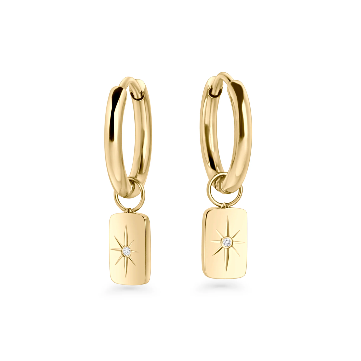 Polaris Huggie Earrings