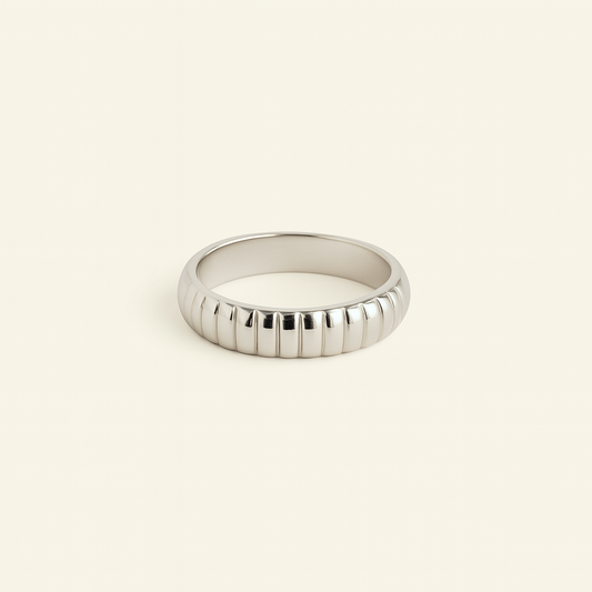 Silver Biscuit Ring