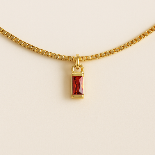 Custom Birthstone Necklace