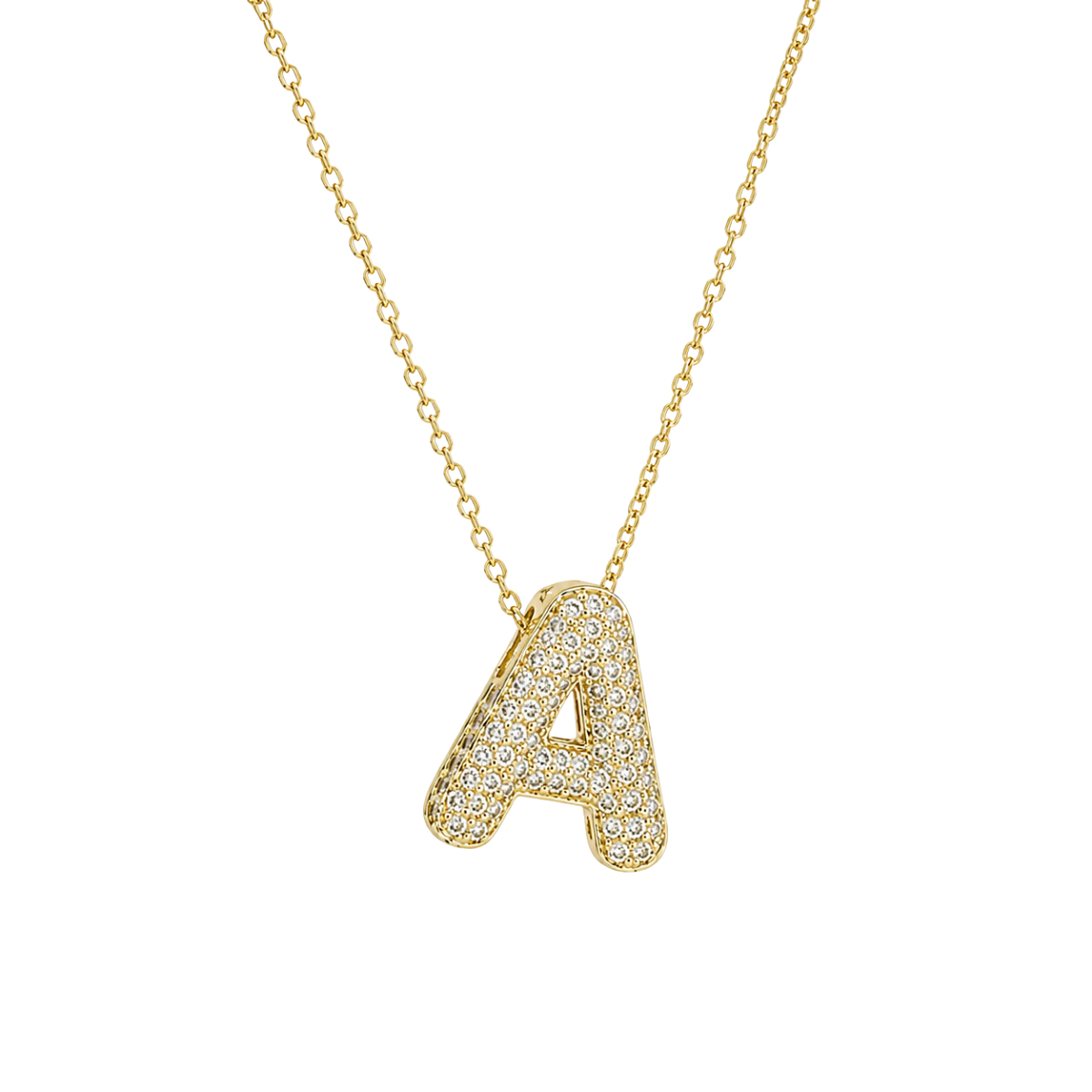 Bubble Letter Necklace
