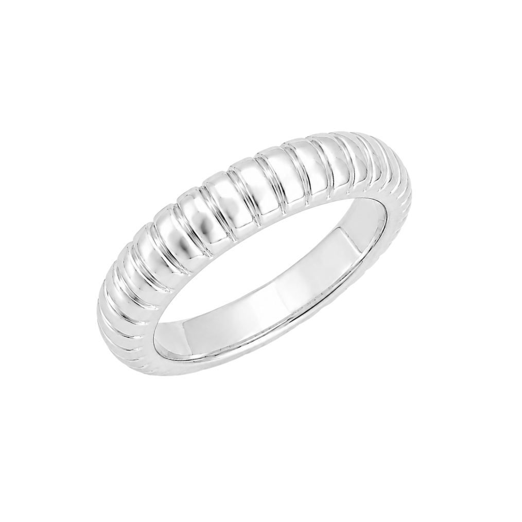 Silver Biscuit Ring