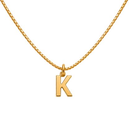 Initial Necklace (Cut-Out)