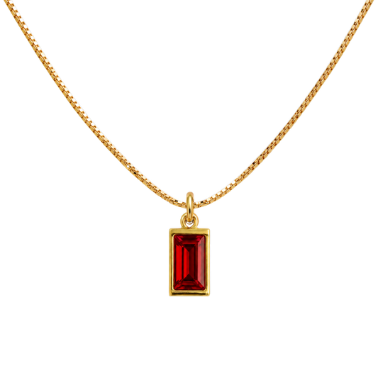 Birthstone Necklace (Emerald)