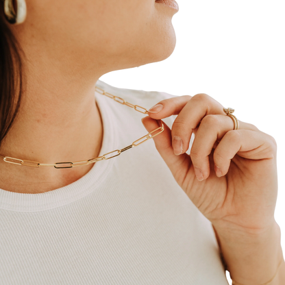 Chunky Paperclip Necklace