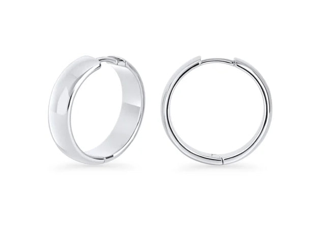 Large Bali Hoop Earrings