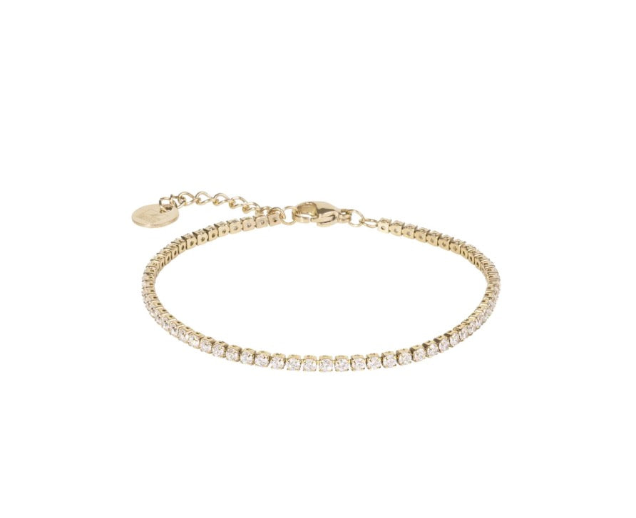 Mini Black Tennis Bracelet