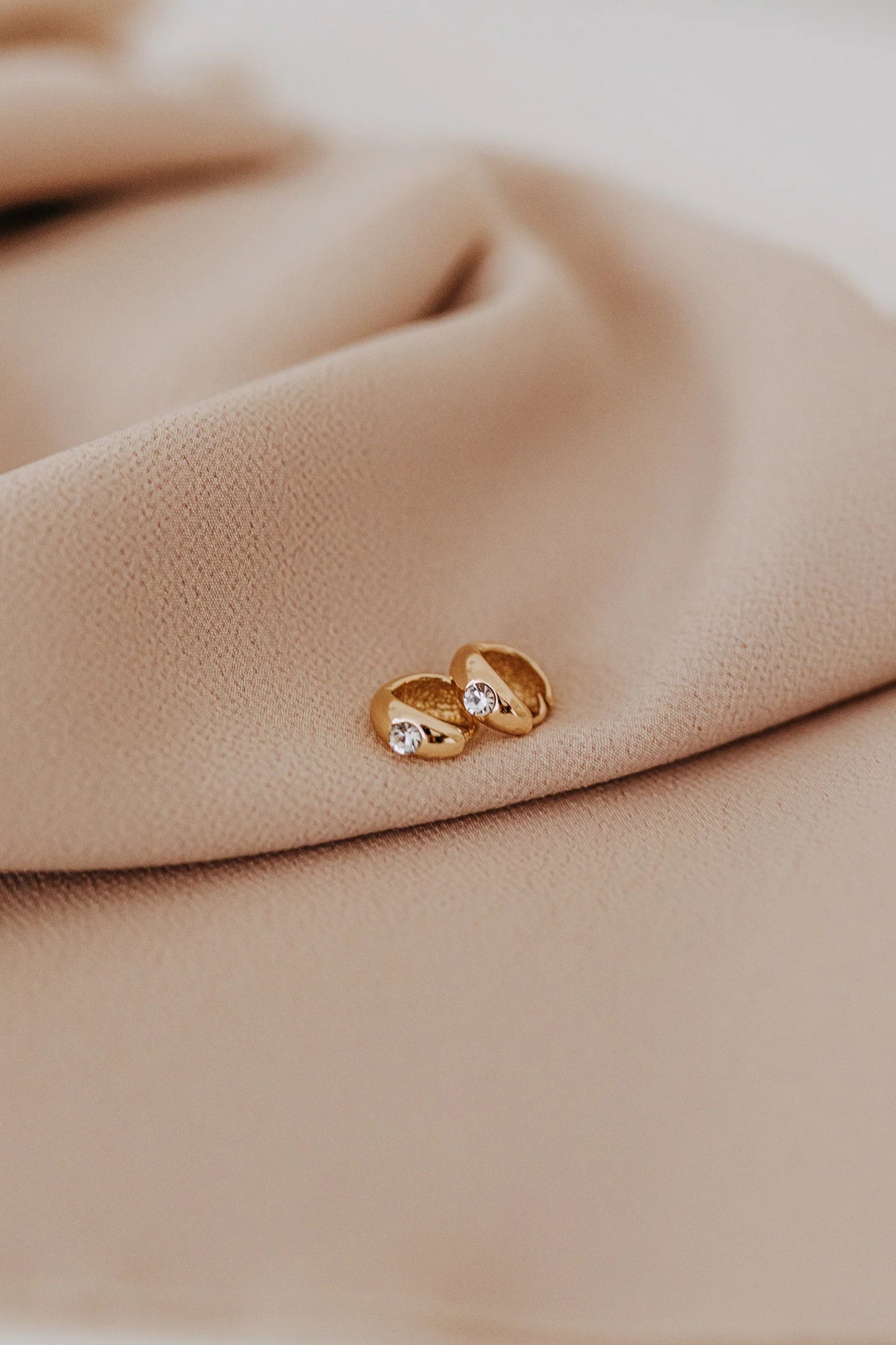 Gemma Huggie Hoop Earrings