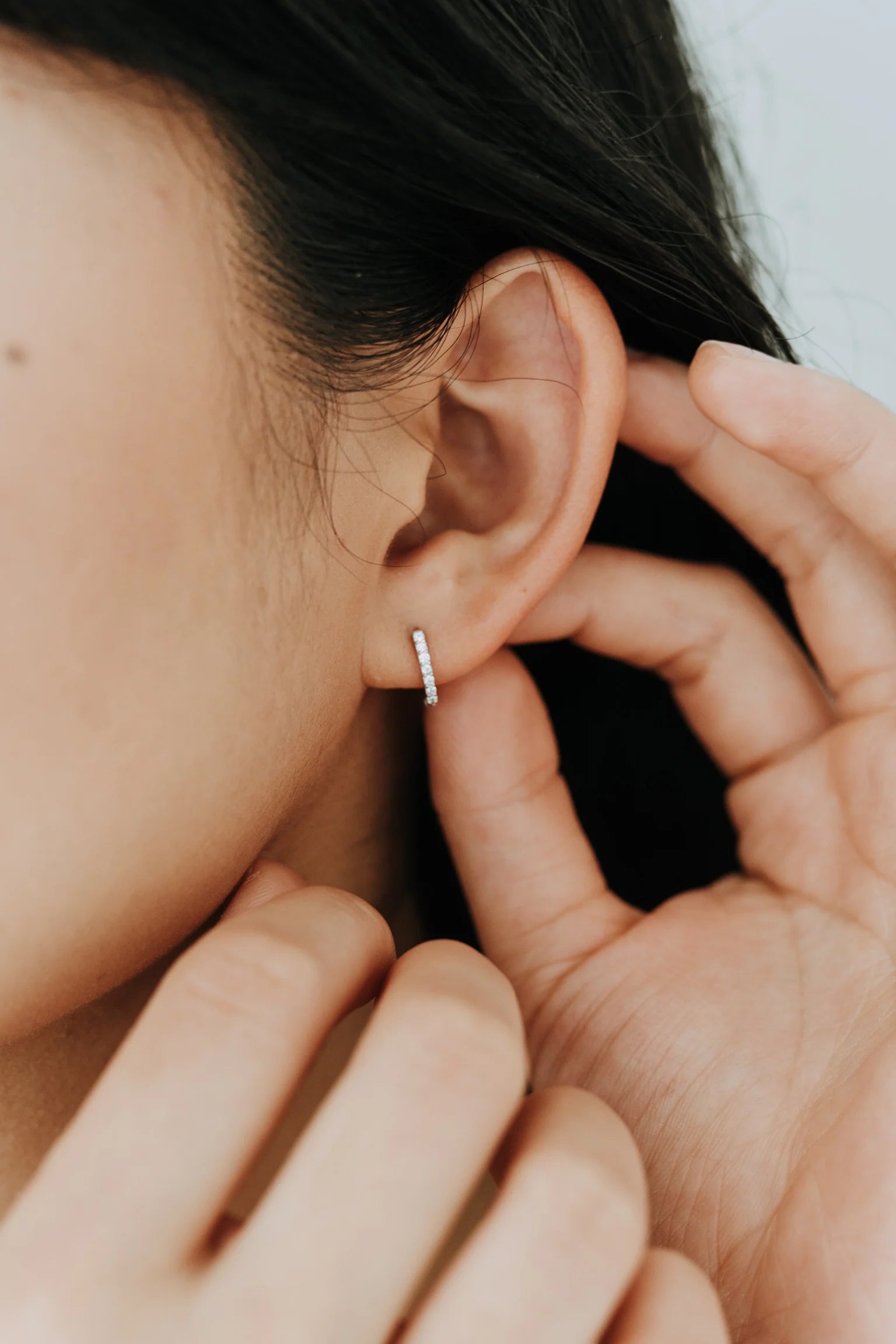 Halo Hoop Earrings