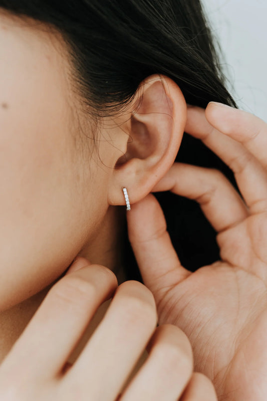 Halo Hoop Earrings