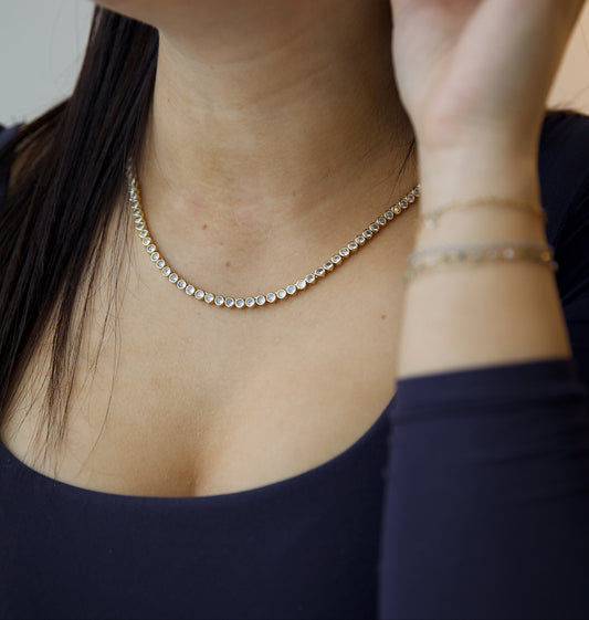 Ashley Tennis Necklace