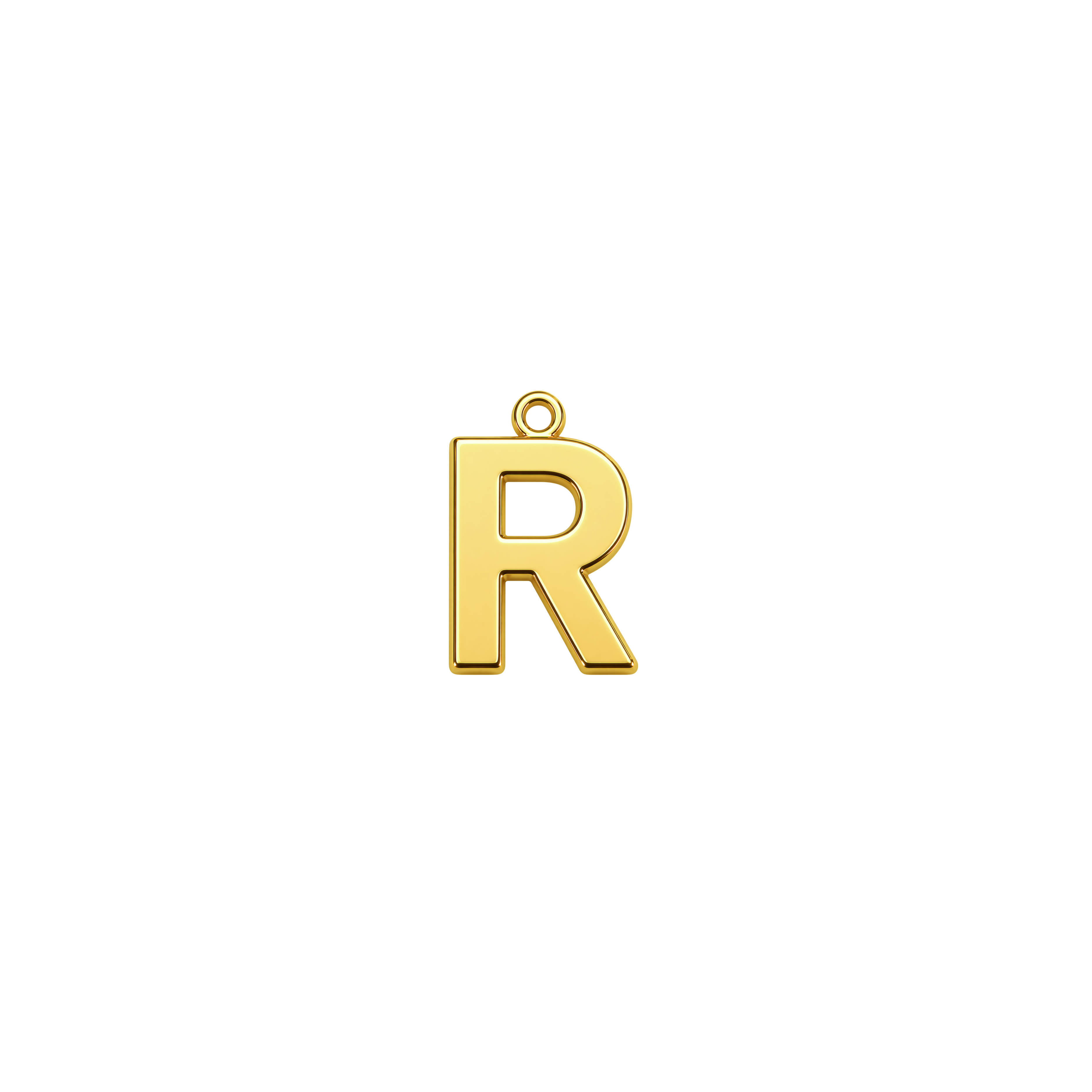 Initial Necklace (Cut-Out)